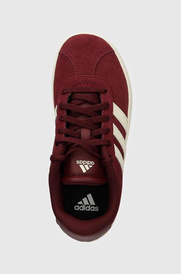 Sneakersy dziecięce VL COURT 3.0 adidas IH2405 bordowy