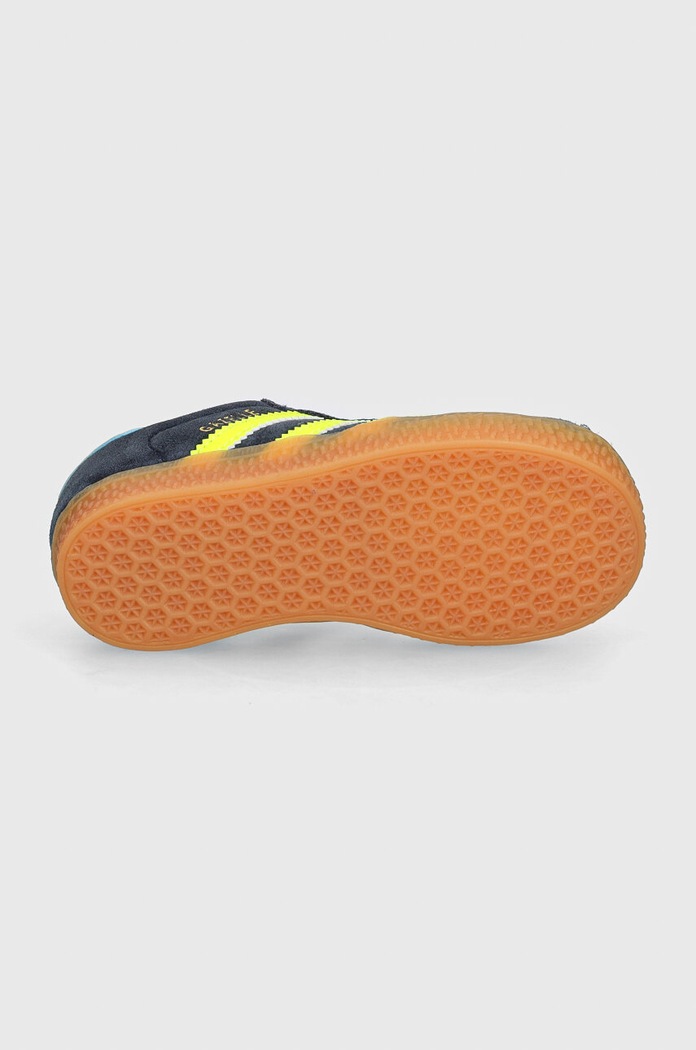 Dětské kožené sneakers boty adidas Originals GAZELLE CF EL IH2783 námořnická modř