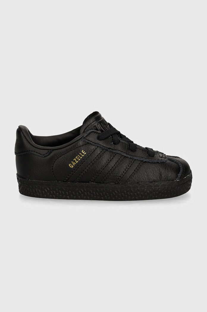 adidas Originals sneakersy skórzane dziecięce GAZELLE CF EL IH2972 czarny SS25
