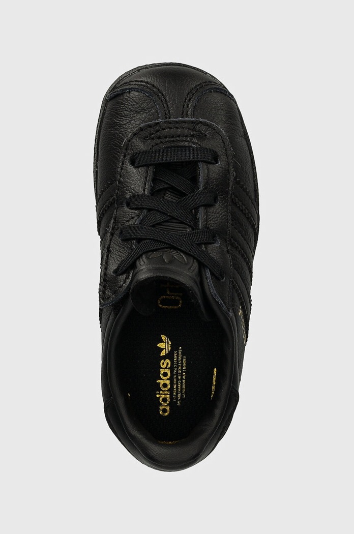 adidas Originals sneakersy skórzane dziecięce GAZELLE CF EL czarny IH2972