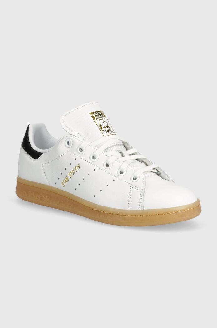 adidas Originals sneakersy skórzane dziecięce STAN SMITH imitacja skóry licowej biały IH5352