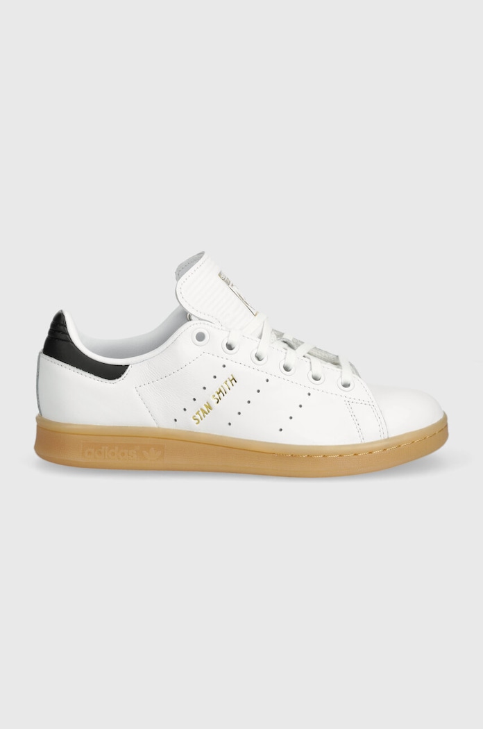 adidas Originals sneakersy skórzane dziecięce STAN SMITH IH5352 biały AW24