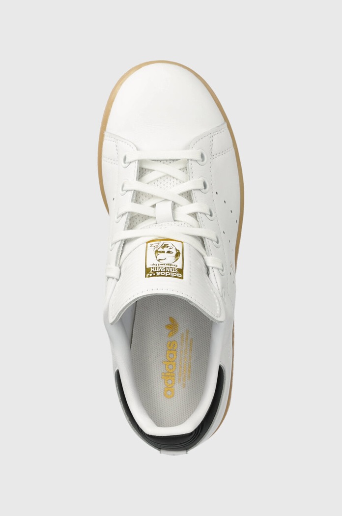 adidas Originals sneakersy skórzane dziecięce STAN SMITH biały IH5352
