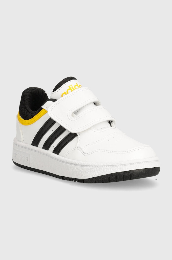 Dětské sneakers boty adidas Originals HOOPS 3.0 CF imitace kůže bílá IH7900