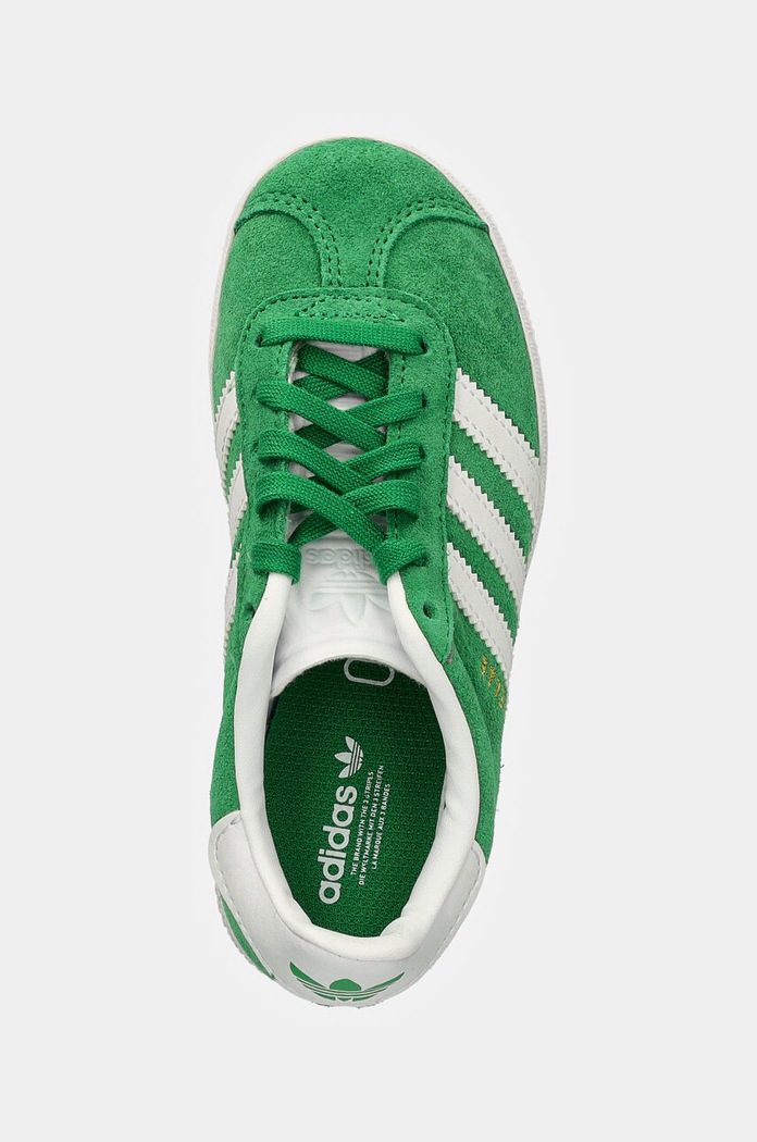 adidas Originals sneakersy dziecięce GAZELLE C zielony IH9910