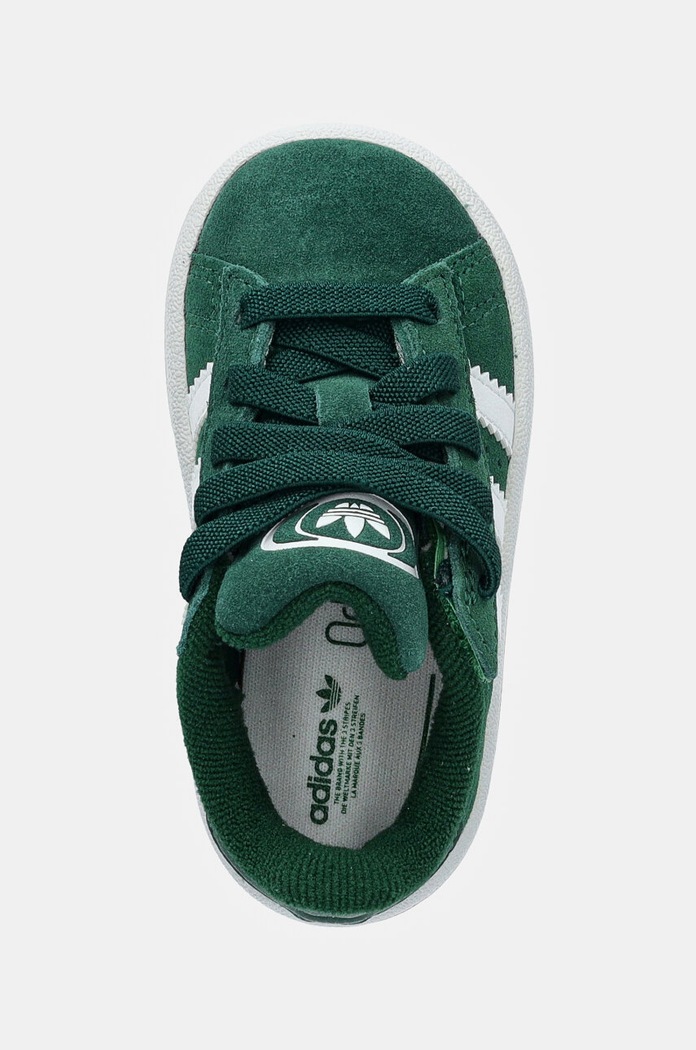 Otroške superge iz semiša adidas Originals CAMPUS 00s CF EL zelena JI4333