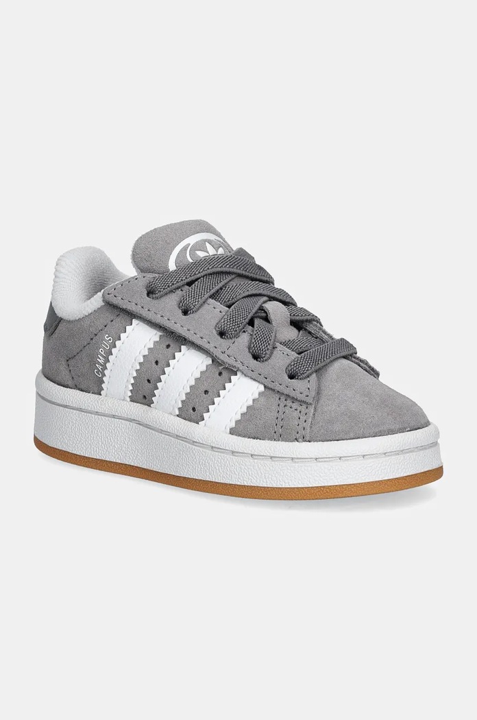 Dětské sneakers boty adidas Originals CAMPUS 00s CF EL semišová kůže šedá JI4334