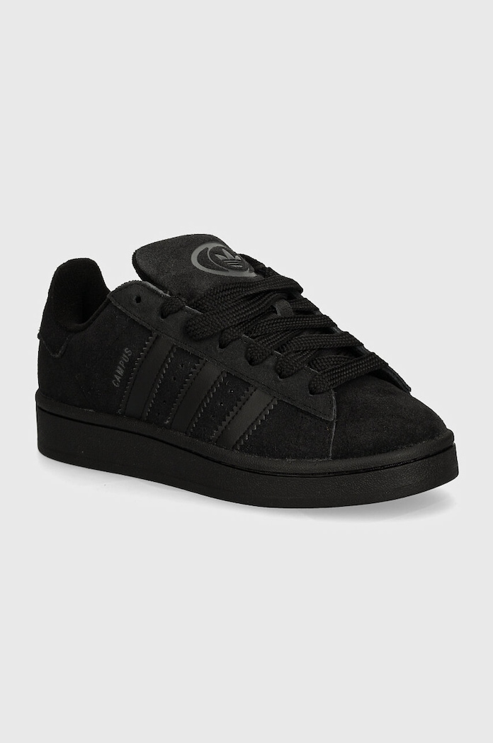 Dětské semišové sneakers boty adidas Originals CAMPUS 00s imitace kůže černá JI4395