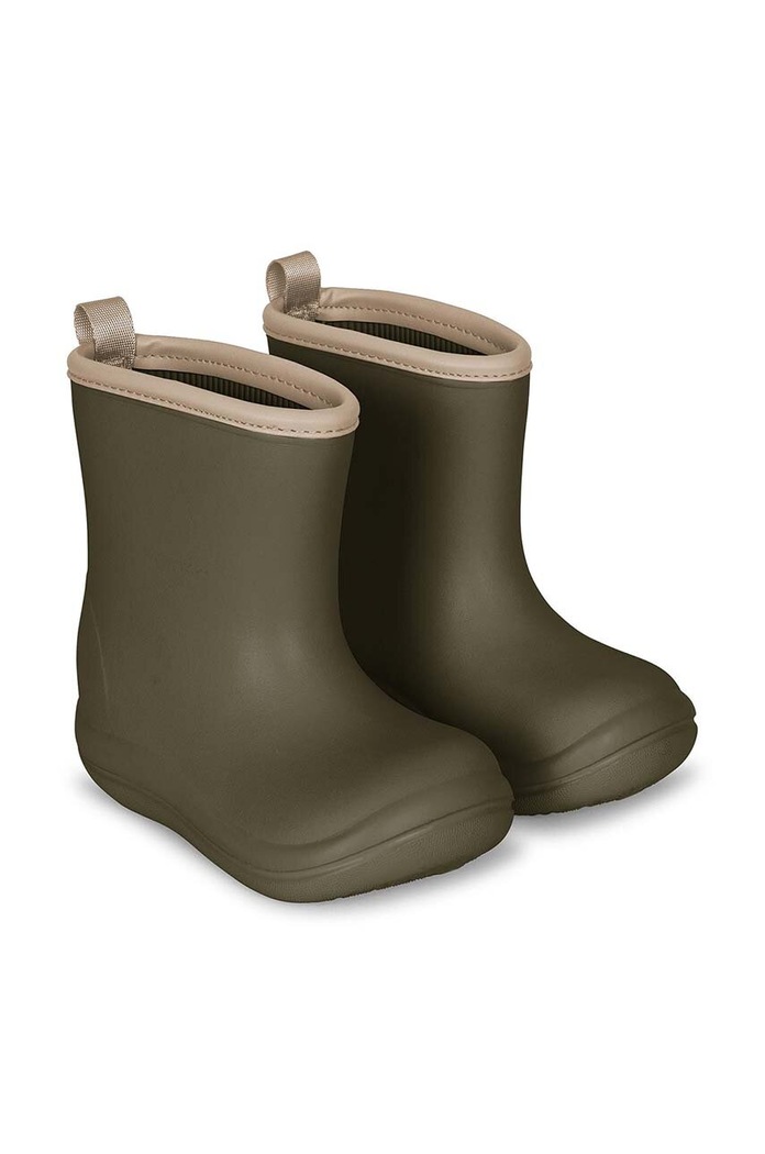 Otroški gumijasti škornji Konges Sløjd LUC LIGHTWEIGHT RAIN BOOT zelena KS100359