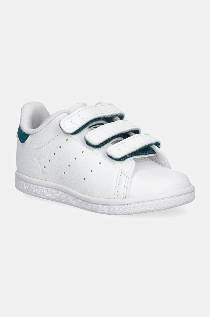 Detské tenisky adidas Originals STAN SMITH CF imitácia kože biela IE9142