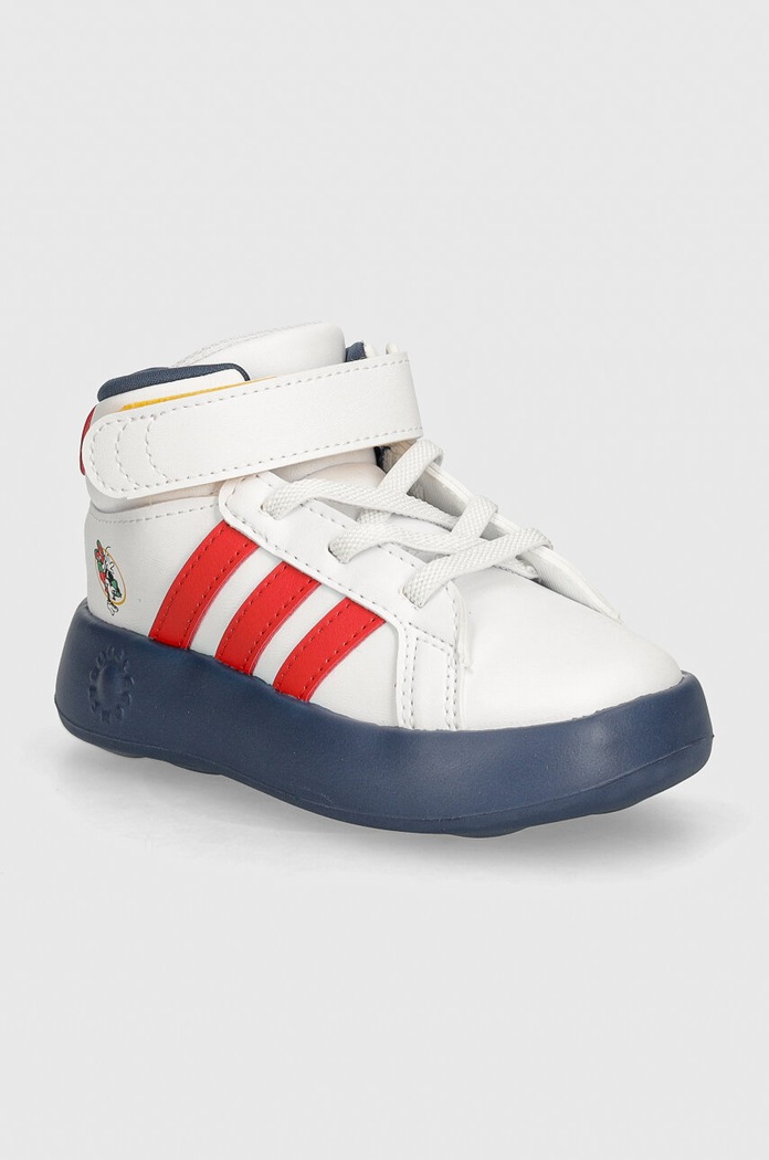 Dětské sneakers boty adidas GRAND COURT MID Mickey textilní bílá IF4095