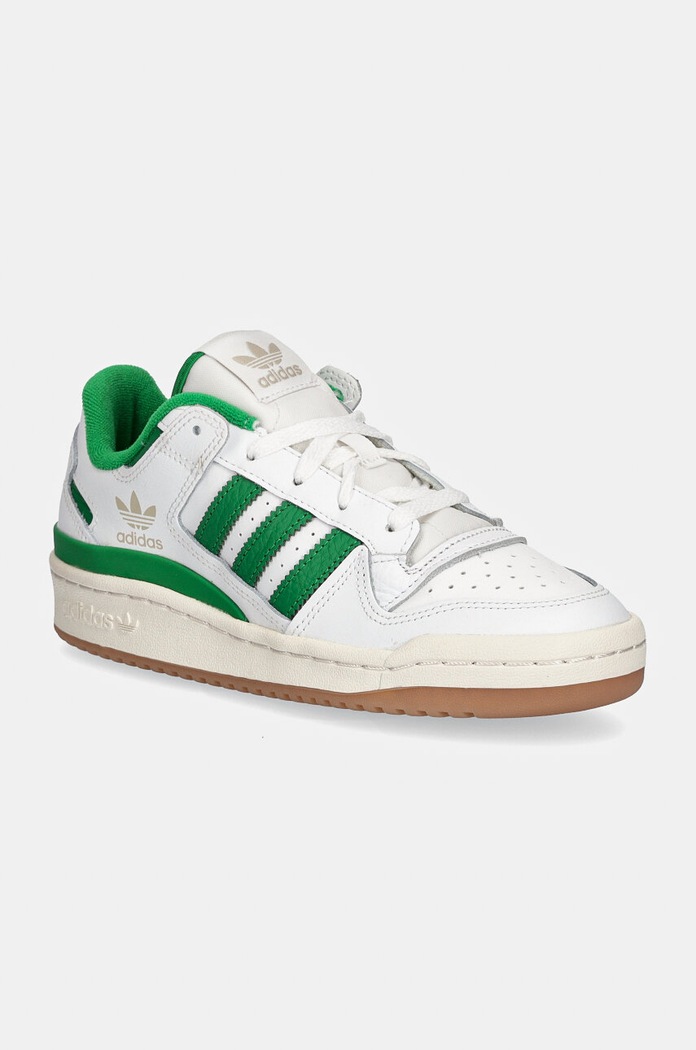 Dětské sneakers boty adidas Originals FORUM LOW CL potažená kůže bílá IH0223