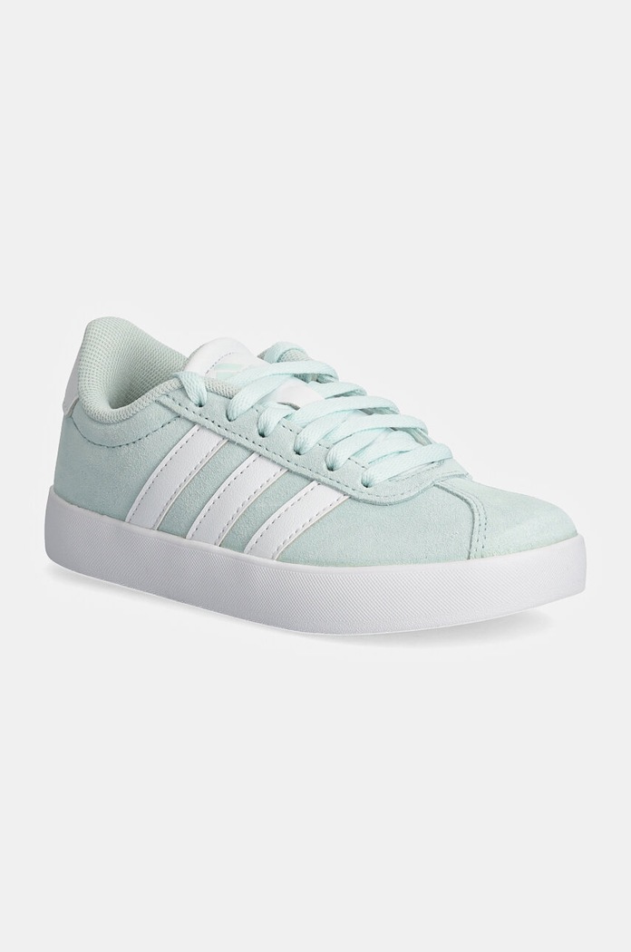 Detské tenisky adidas VL COURT 3.0 semišová koža zelená IH2406
