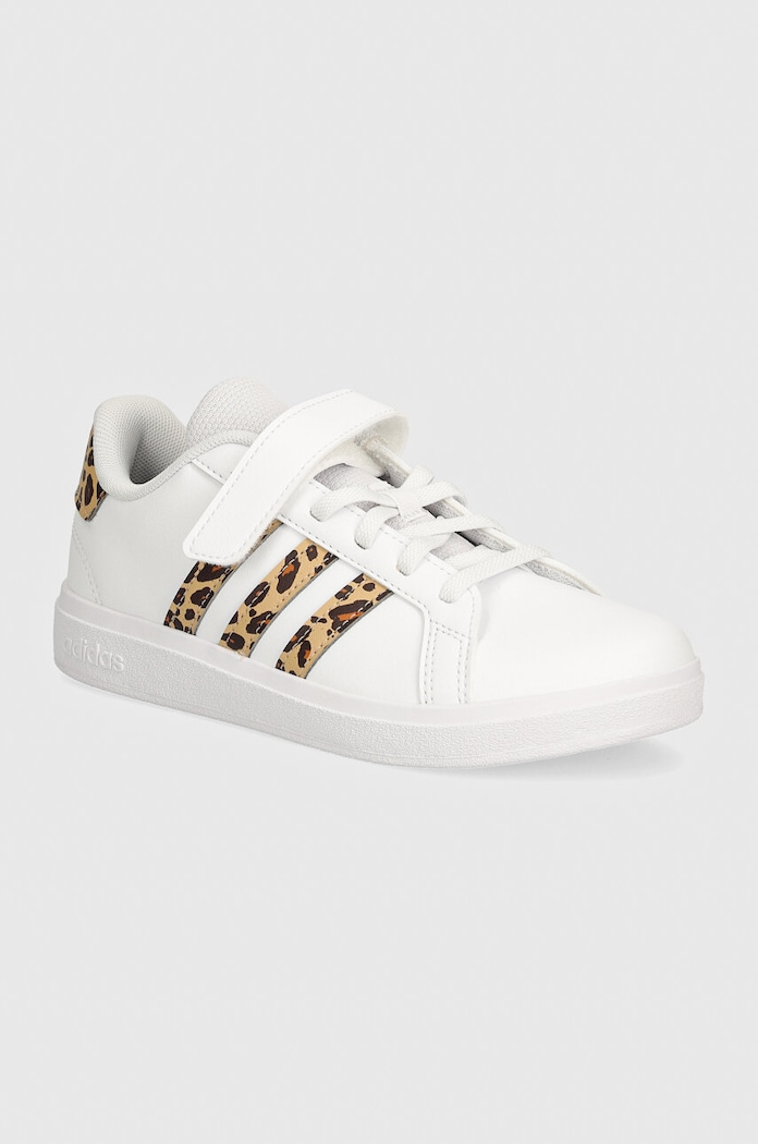 Dječje tenisice adidas GRAND COURT 2.0 EL C tekstil bijela IH7842