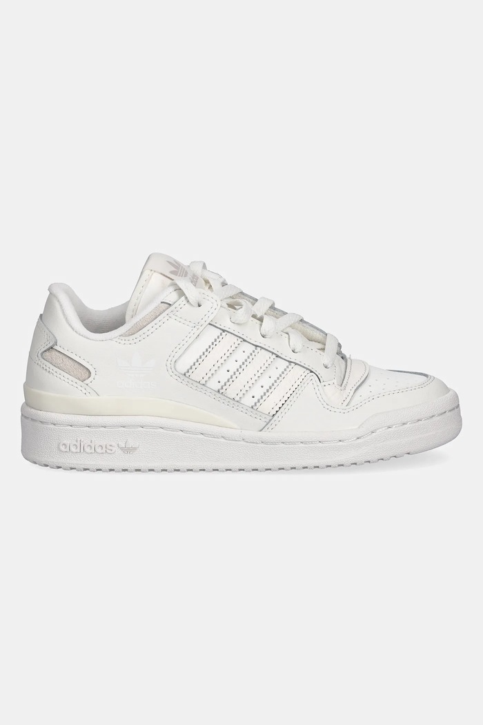 adidas Originals sneakersy skórzane dziecięce FORUM LOW CL IH7916 biały AW25