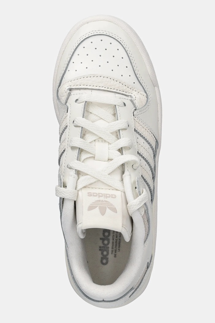adidas Originals sneakersy skórzane dziecięce FORUM LOW CL biały IH7916