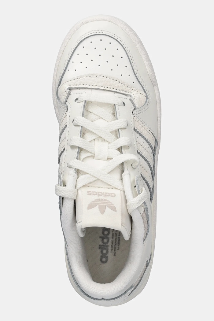 adidas Originals sneakersy skórzane dziecięce FORUM LOW CL biały IH7916