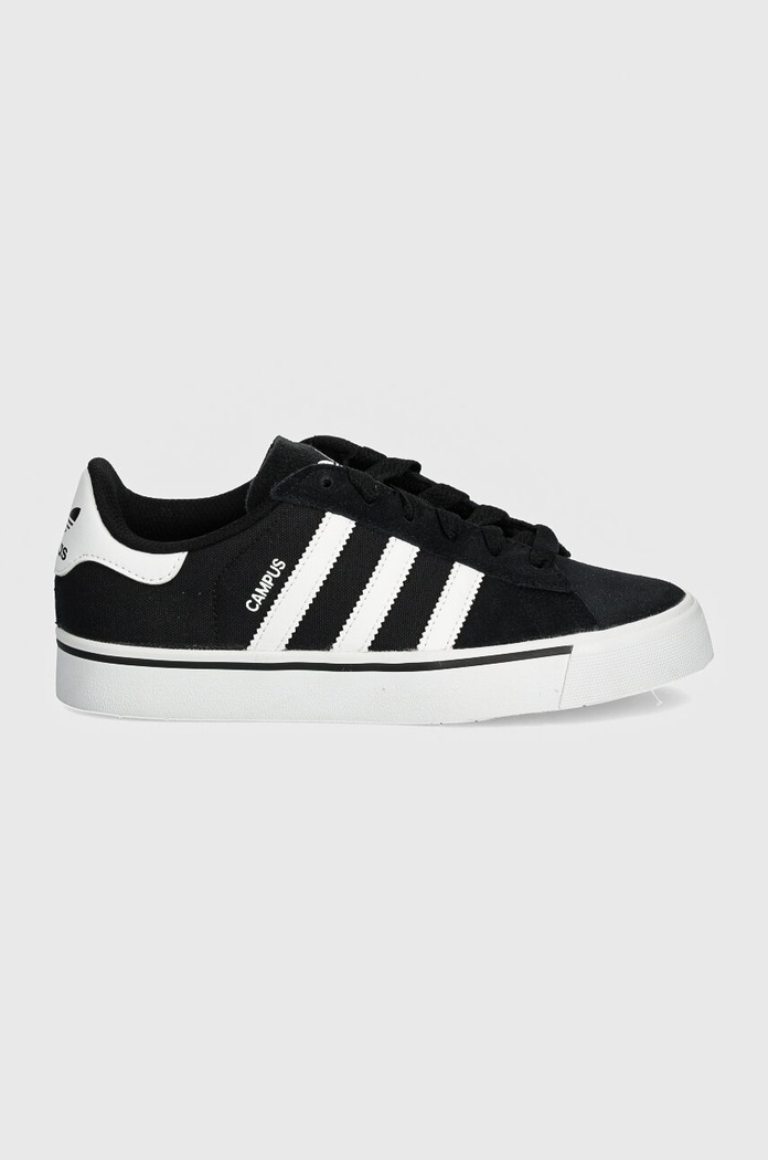 Dětské kožené sneakers boty adidas Originals CAMPUS VULC IH8038 černá AW24