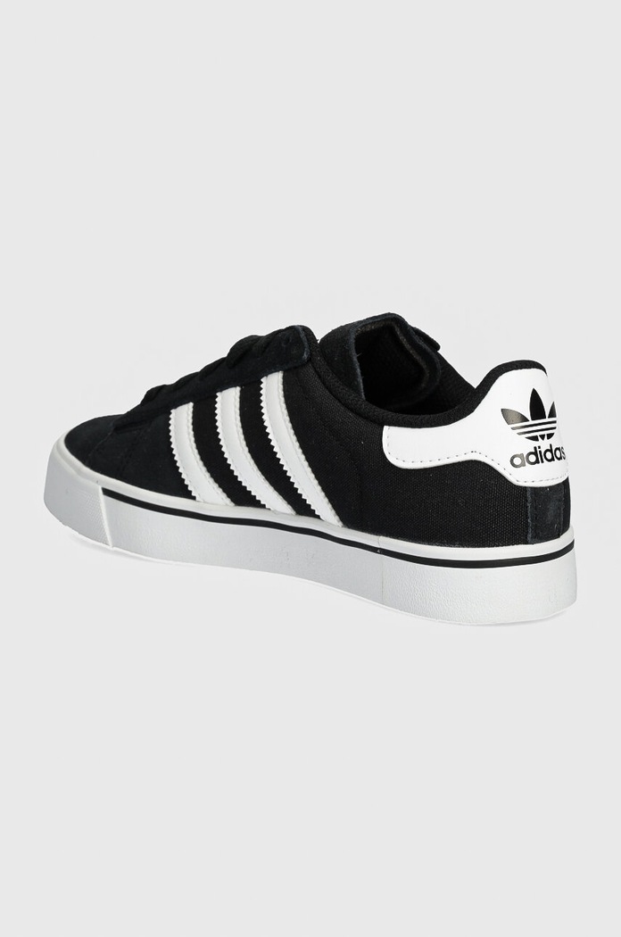 CHLAPEC Dětské kožené sneakers boty adidas Originals CAMPUS VULC IH8038 černá