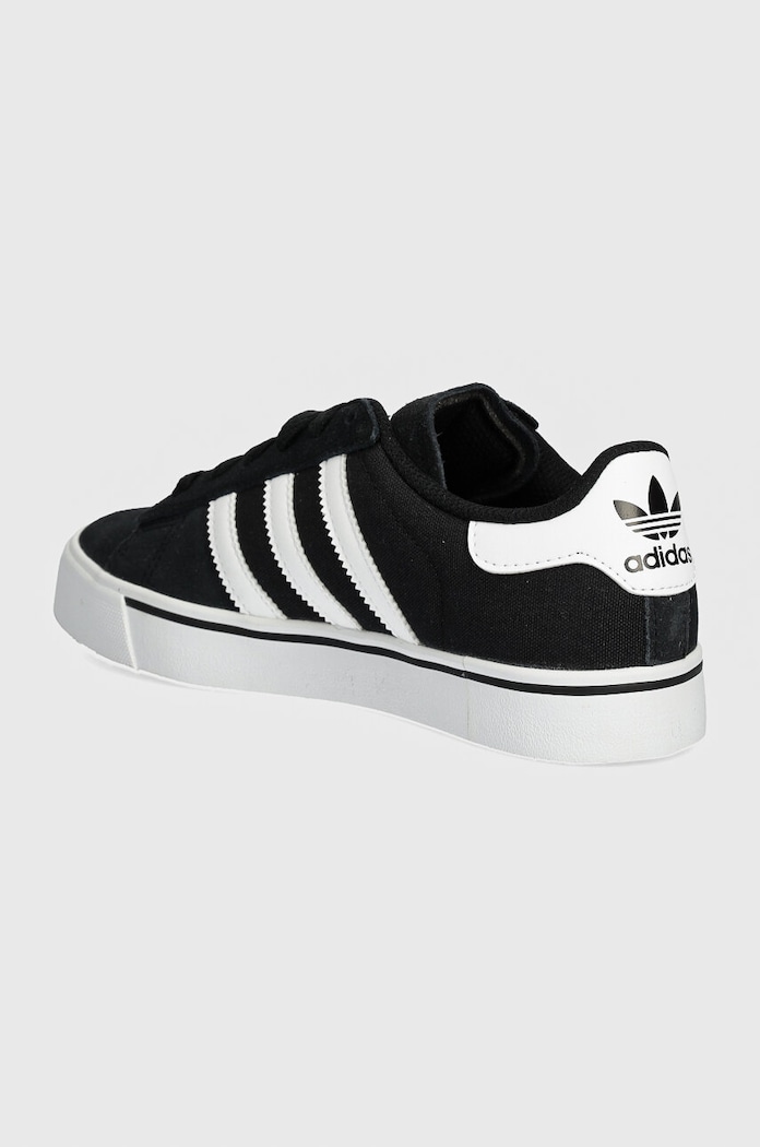 CHLAPEC Dětské kožené sneakers boty adidas Originals CAMPUS VULC IH8038 černá
