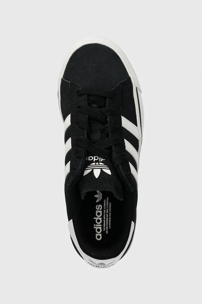 Dětské kožené sneakers boty adidas Originals CAMPUS VULC černá IH8038