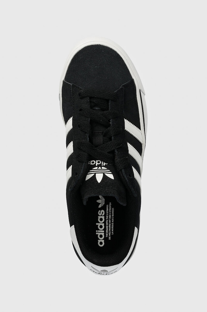 Dětské kožené sneakers boty adidas Originals CAMPUS VULC černá IH8038