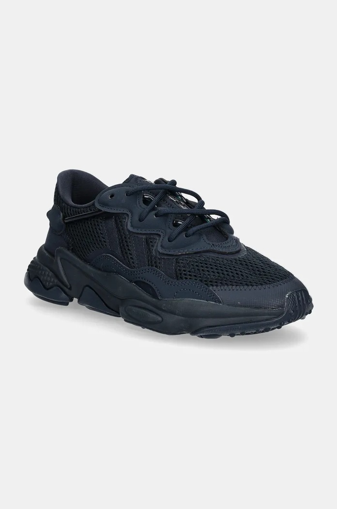 Παιδικά sneakers adidas Originals OZWEEGO απομίμηση λείου δέρματος σκούρο μπλε IG9017