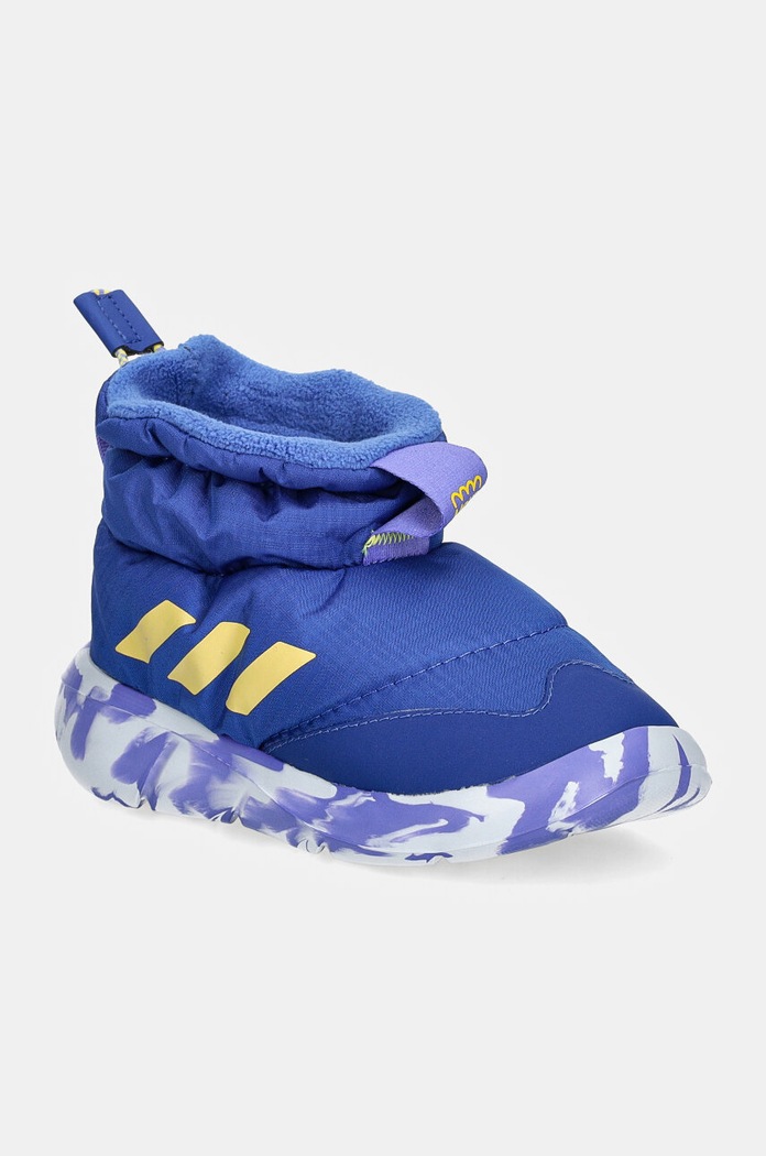 Dětské sněhule adidas MONOFIT BOOT textilní modrá IE6020