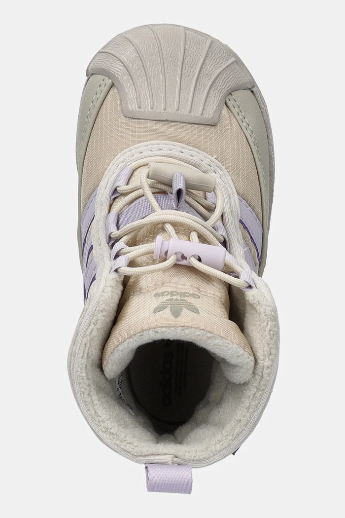 Detské zimné topánky adidas Originals SUPERSTAR 360 BOOT 2.0 béžová ID4048