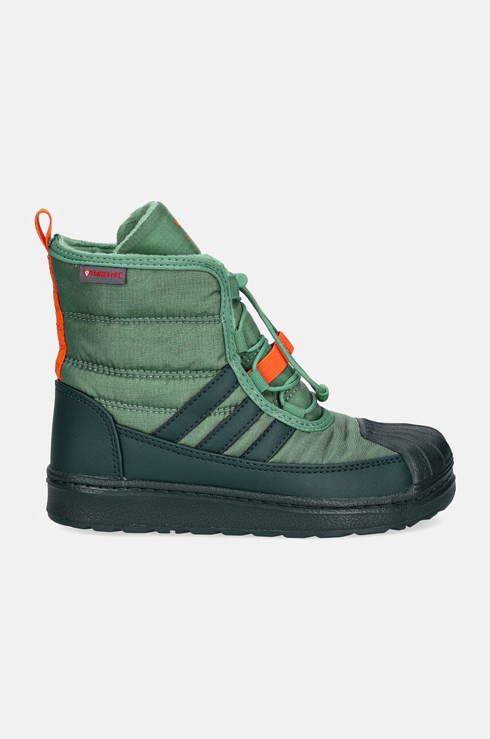 Παιδικές μπότες χιονιού adidas Originals SUPERSTAR 360 BOOT 2.0 C ID4052 πράσινο AW24