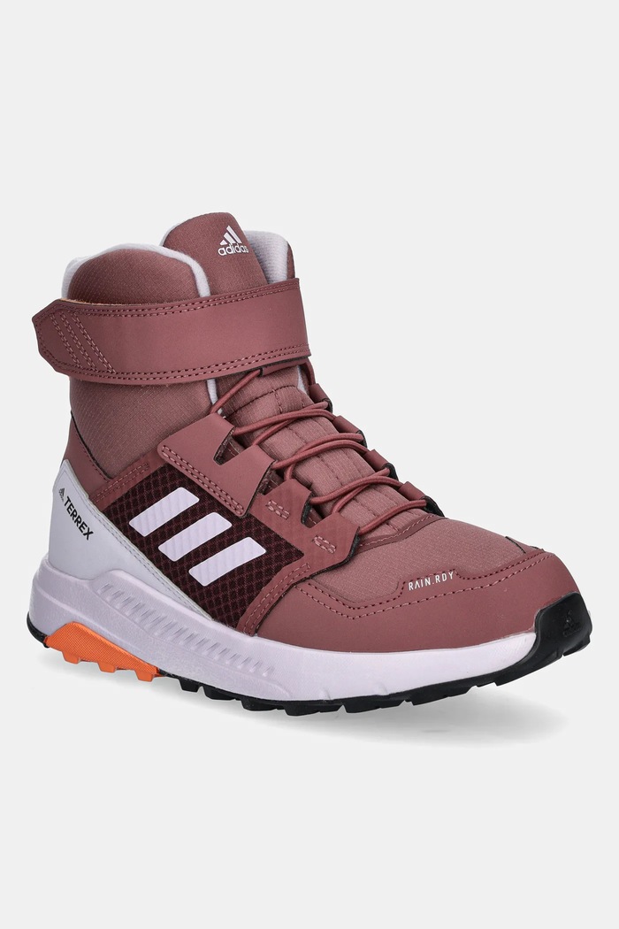 Dětské boty adidas TERREX TERREX TRAILMAKER HIGH C.RDY imitace kůže růžová ID0924