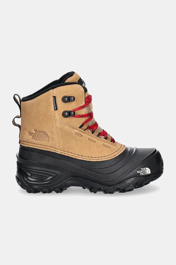Детски обувки The North Face CHILKAT V LACE WP NF0A7W5YKOM1 кафяв AW25