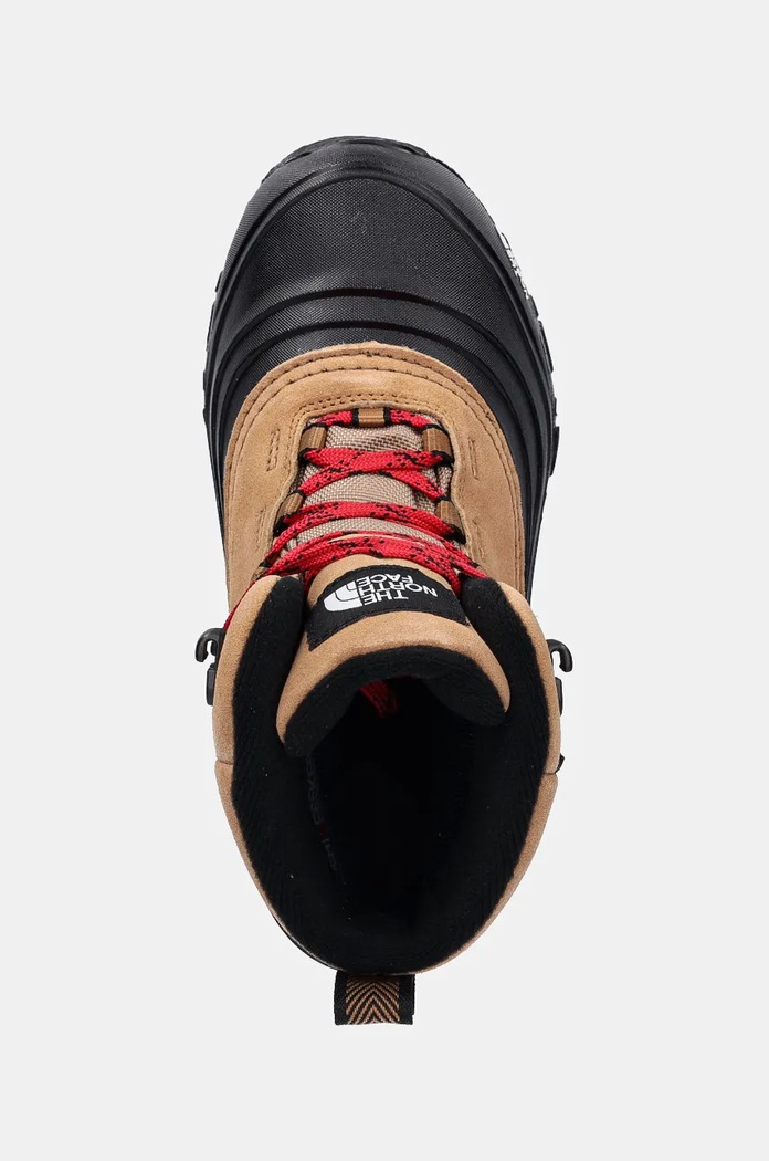 Детски обувки The North Face CHILKAT V LACE WP кафяв NF0A7W5YKOM1