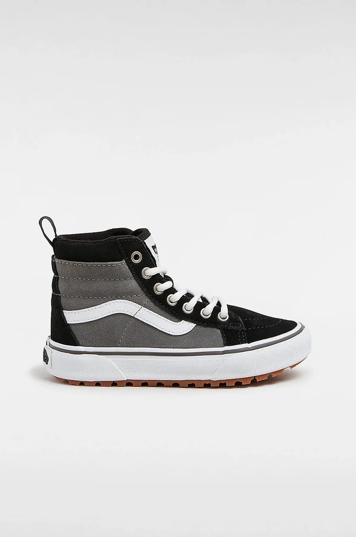 Dječje tenisice od brušene kože Vans MTE SK8-Hi visoka siva VN000D0HN421