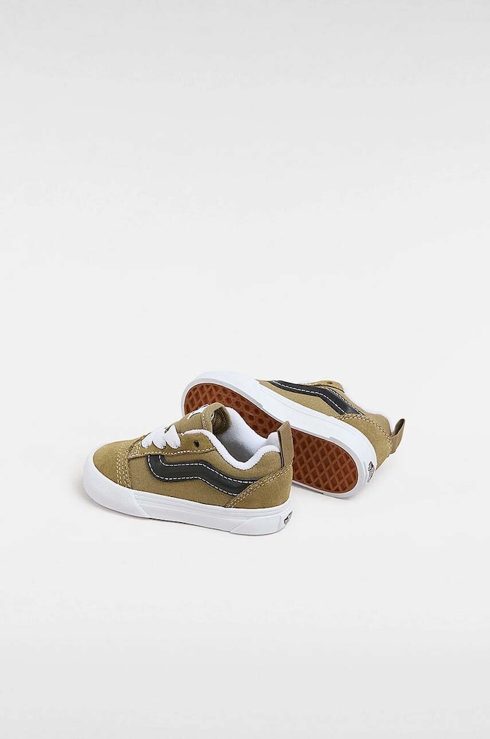Dětské tenisky Vans Knu Skool Elastic Lace zelená VN000D0KBIQ1
