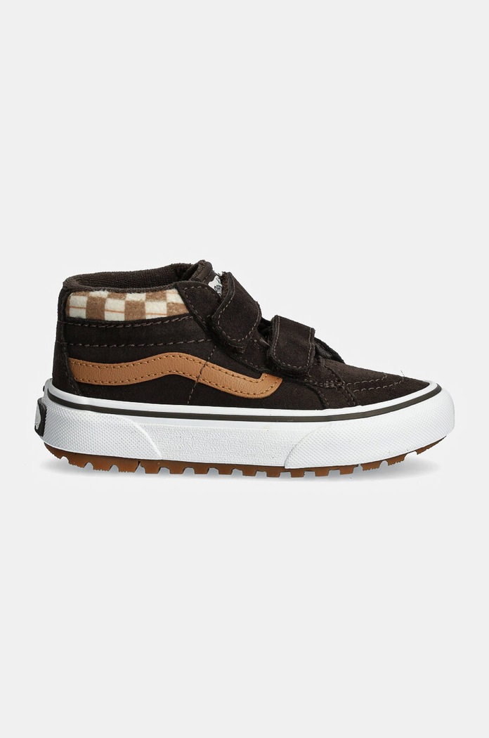 Παιδικά sneakers σουέτ Vans MTE SK8-Mid Reissue VN000D10BF21 καφέ AW24