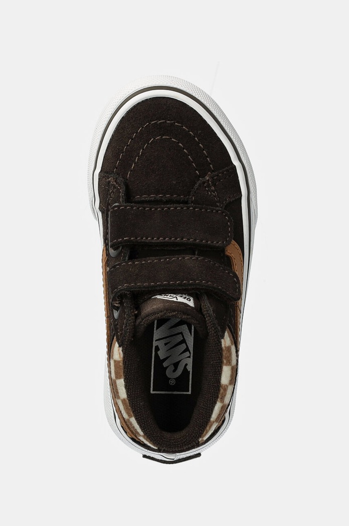 Παιδικά sneakers σουέτ Vans MTE SK8-Mid Reissue καφέ VN000D10BF21