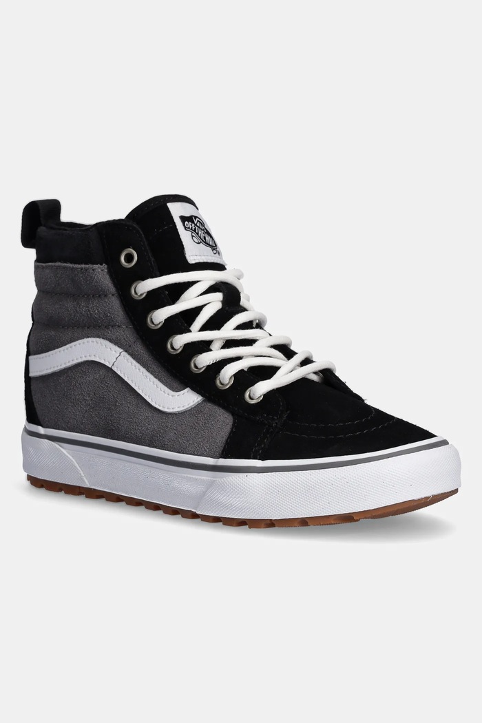 Dětské kožené kecky Vans MTE SK8-Hi přírodní kůže šedá VN000D2UN421