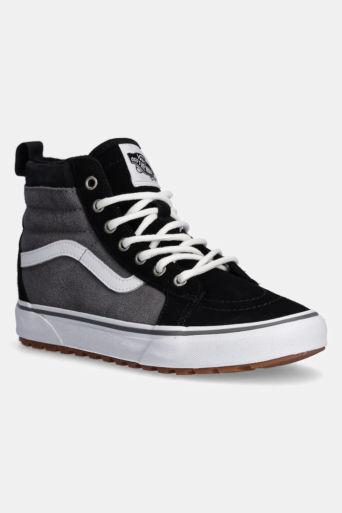 Dětské kožené kecky Vans MTE SK8-Hi přírodní kůže šedá VN000D2UN421