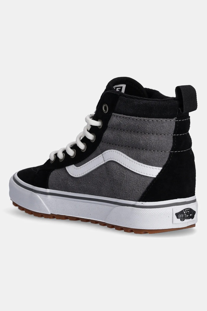 CHLAPEC Dětské kožené kecky Vans MTE SK8-Hi VN000D2UN421 šedá