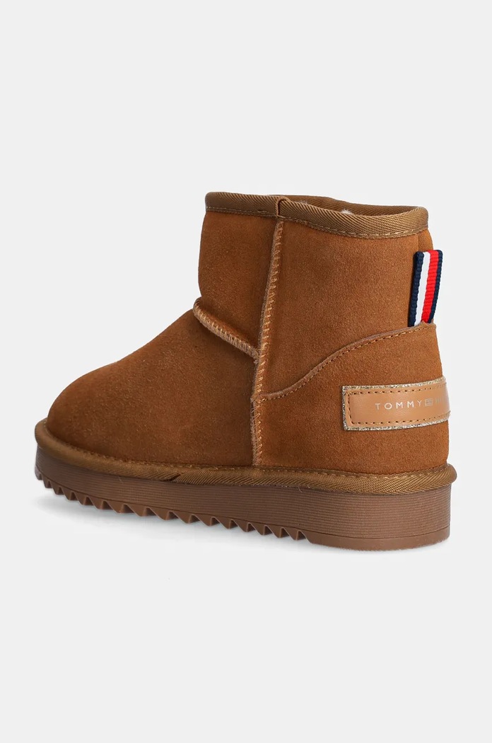 Chłopiec Tommy Hilfiger śniegowce dziecięce T3A5.33615.35.40 brązowy