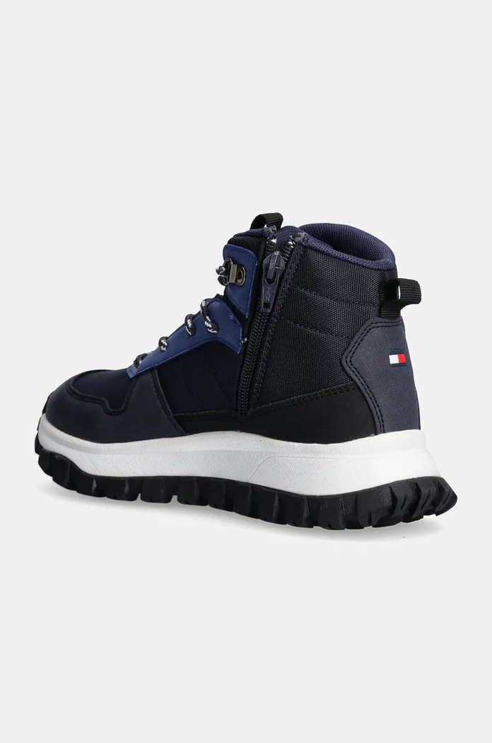 Chłopiec Tommy Hilfiger buty zimowe dziecięce T3B9.33680.35.41 granatowy
