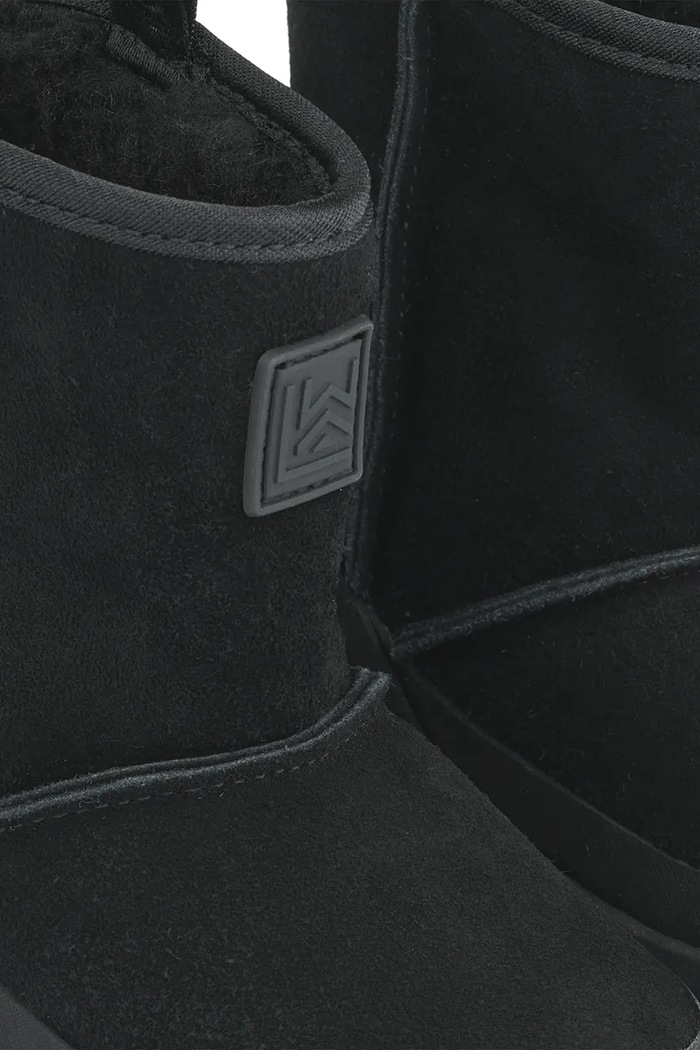 Detské semišové snehule Liewood Mattie Suede Boot LW19227 čierna AW24