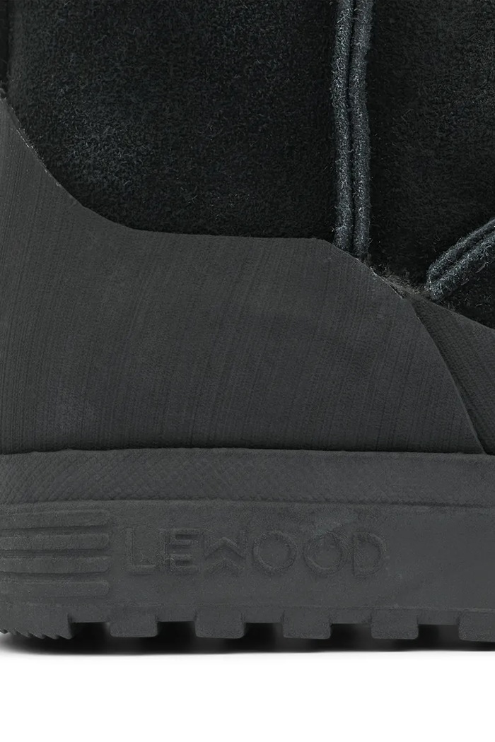 Chlapec Detské semišové snehule Liewood Mattie Suede Boot LW19227 čierna