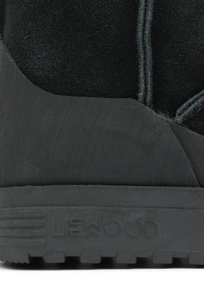 Chlapec Detské semišové snehule Liewood Mattie Suede Boot LW19227 čierna