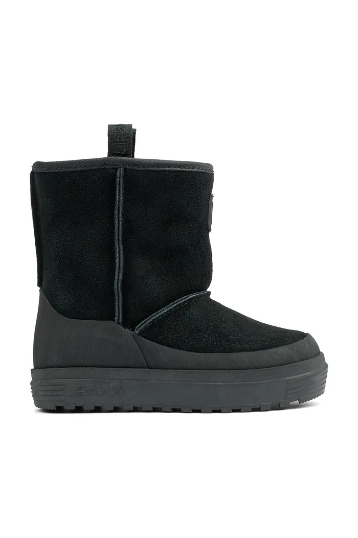 Detské semišové snehule Liewood Mattie Suede Boot čierna LW19227