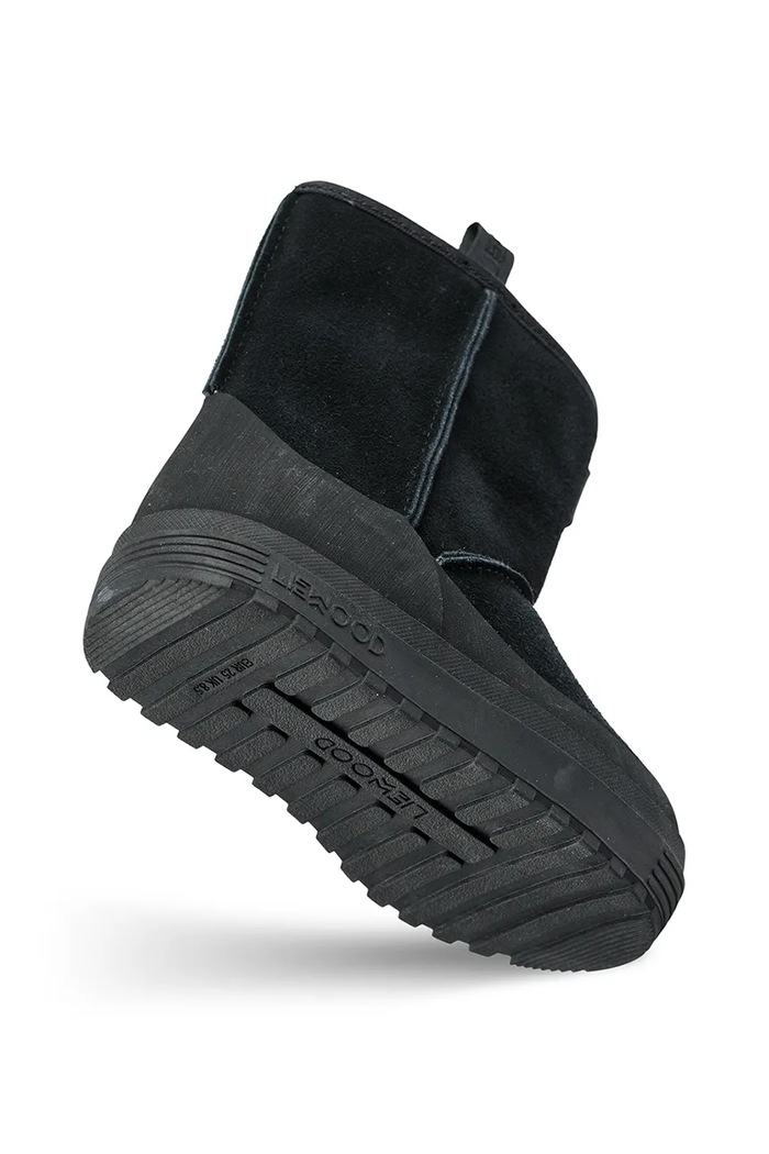 Detské semišové snehule Liewood Mattie Suede Boot LW19227 čierna