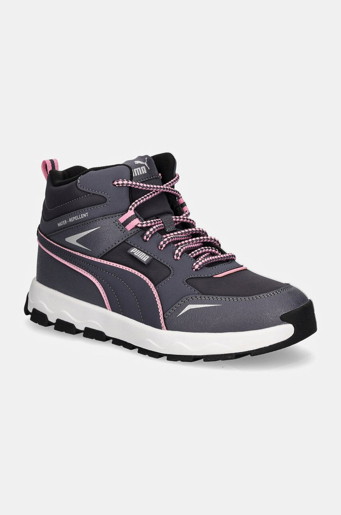 Detské topánky Puma Evolve Trail Club textilný sivá 397644