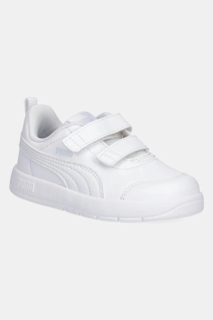 Dětské sneakers boty Puma Courtflex V3 V imitace kůže bílá 310252