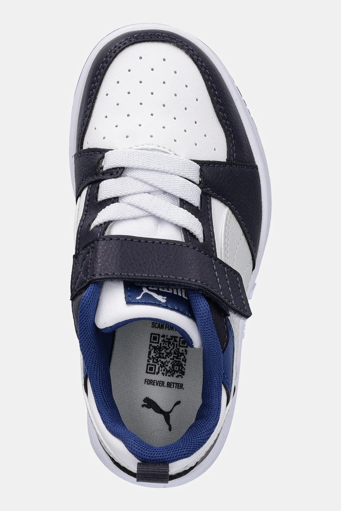 Detské tenisky Puma Rebound V6 Lo AC+ PS tmavomodrá 397419